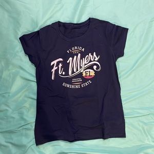 blue fort myers t short